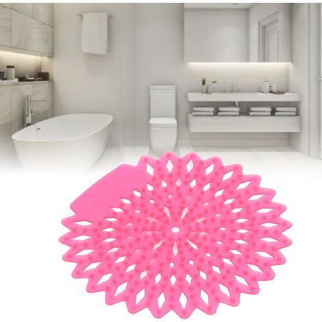 Protector antisalpicaduras para urinarios, paquete de 10 unidades, material EVA, frescura duradera, guayaba, para higiene y confort. (1/5)