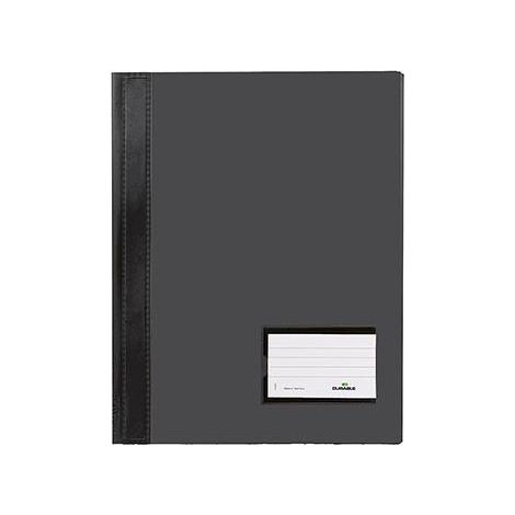 DURABLE Schnellhefter DURALUX 268001 DIN A4 Hartfolie schwarz