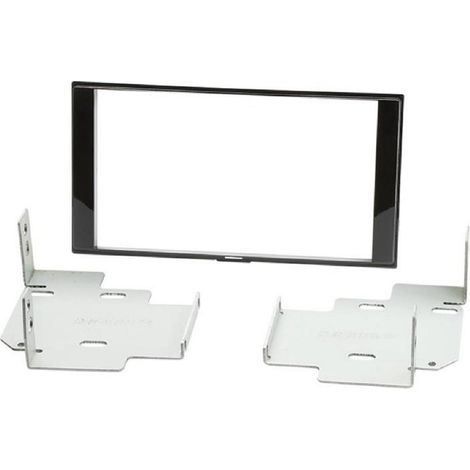 Kit Facade Autoradio FA471Z compatible avec Nissan Micra Note - Noir brillant