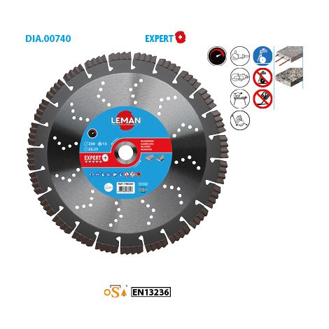 Diamanttrennscheibe Beton Expert + Ã¸ 230 Bohrung 22,23 St. 2,6mm (1/2)