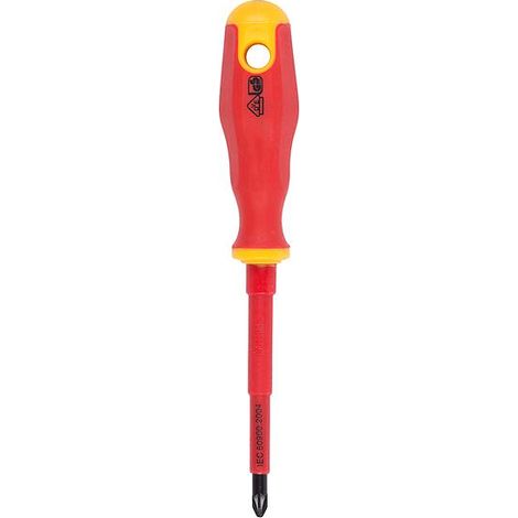 Kreuzschlitzschraubenzieher VDE PH1 x 80 mm - Pro Stück