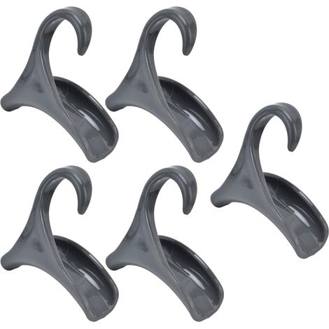 Handbag Hook, Elegant Smooth Arc Design Handbag Hanger, Stylish Tidy Bag Storage (Grey) (1/5)
