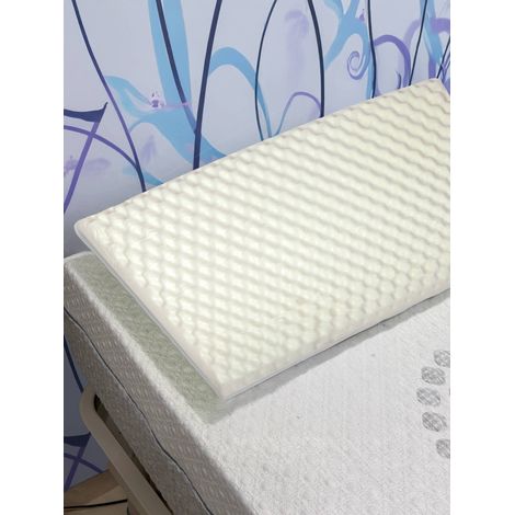Dmora Oreiller pour lit Talamo Italia, 100% Made in Italy, Oreiller en mousse à mémoire de forme, hypoallergénique et respirant, 73x43xh14 cm (1/2)
