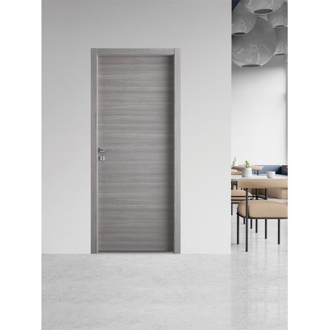 'PORTA BATTENTE ''GINEVRA'' cm 70 x 210 (78 x 214) - col. micro noce' cm 70 x 210 (78 x 214) - col. micro noce