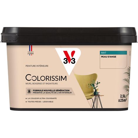 Peinture murale intérieure Colorissim® V33 Peau d'ange Mat 2,5L