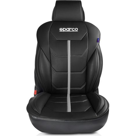 Sparco Sitzauflage fürs Auto - Schwarz/Grau - ergonomisch & universal (1/2)