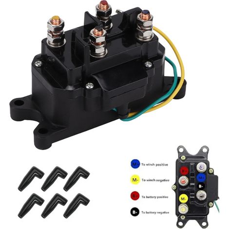 Relais de treuil 12V 250A pour 4x4 (identique à 185) (1/5)
