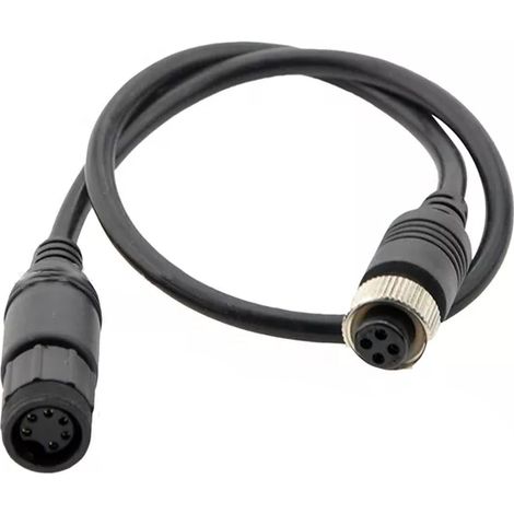 Reducción del adaptador Waeco/Dometic de 6 pines/4 pines en el lado del monitor