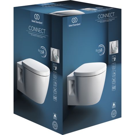 Ideal Standard Connect WC set, sin borde de descarga, blanco, (1/5)