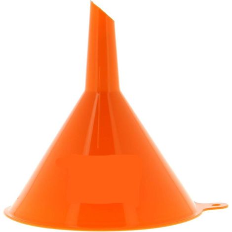 Jeu de 4 Entonnoirs. Ø 50/70/100/120mm résistants aux huiles et hydrocarbures, orangeyellowpeach