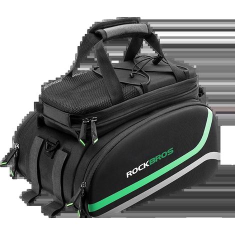 Fahrradtasche, verstellbares Volumen, wasserabweisendes Design, A6-1BK 35L (1/2)