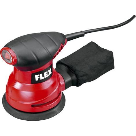 Flex – Ponceuse excentrique 180W – Ø125mm – Interrupteur protégé contre la poussière – Pour ponçage bois dur et teck (1/2)