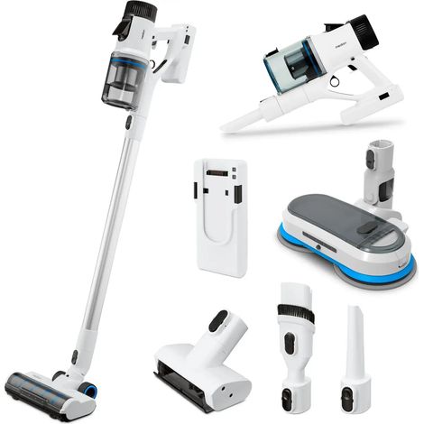 [GEBRAUCHT] B-Ware Medion Akku Staubsauger Stielstaubsauger Wischfunktion Beutellos Zyklon Sauger