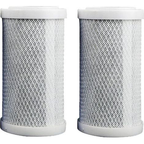 2 Cartouches Filtre Purification Domestique 5 Pouces, Cartouche Filtrante Charbon Actif Coquille Noix Coco Purificateur, pour Filtre À Eau À Osmose Inverse 5 Pouces (1/5)