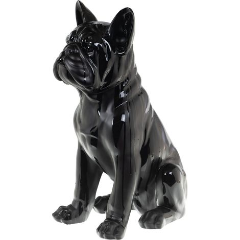 Amadeus - Bulldog Yuki assis Loft noir 82 cm (1/4)