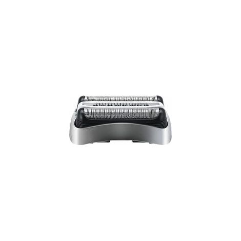 [NIEMALS VERWENDET] Ersatzscherfolie und -klinge für den Scherkopf der Braun 3er Serie 300S, 301S, 310S, 320S, 330S, 340S, 360S, 380S, 3000S, Silber (1/4)