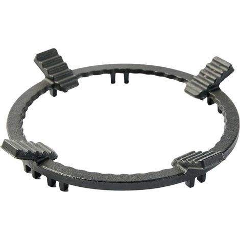 Anneau de support pour wok en fonte pour cuisinière à gaz, support antidérapant pour wok, support rond pour cuisinière de 8,3 pouces (1/5)