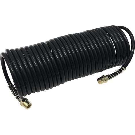 Manguera inflable de 7,5 metros con rosca tipo pagoda americana de 1/4 NPT, herramienta para reparar mangueras de inflado de neumáticos. (1/5)