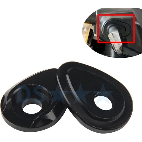 Compatible with Yamaha R1, R6, R15 and MT09: Turn signal base spacer and turn signal bracket suitable for conversion.