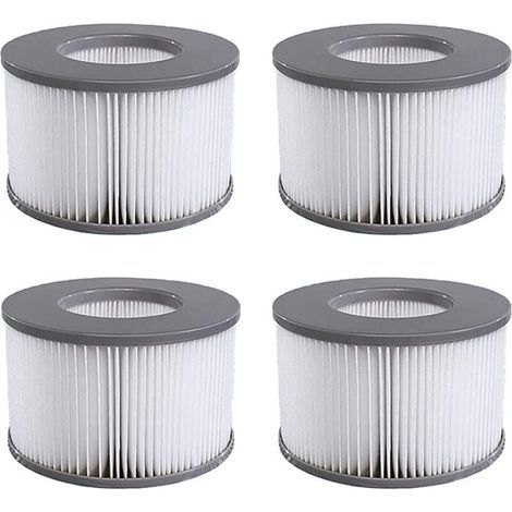 Filtre Spa Lite pour mspa,Filtre pour mspa Lite, pour MSPA Whirlpoal Filter - Cartouches filtrantes pour sous - Bateaux et Spa Chauds - Modèle à partir de 2020 (4 pièces.) (1/4)