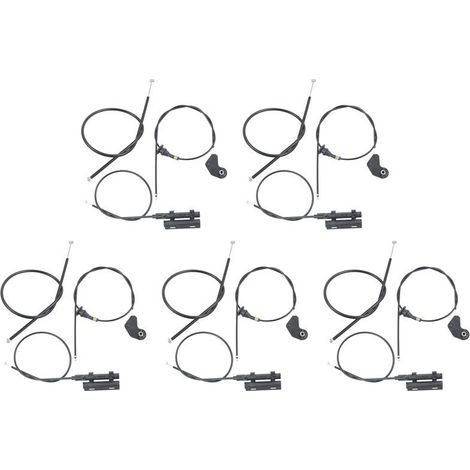 Adecuado para cables de apertura del capó del motor tipo Bowden de 15 piezas, aplicable a E39 525I 530I, números de pieza: 51238176595, 51238190754, 51238176596 (1/4)
