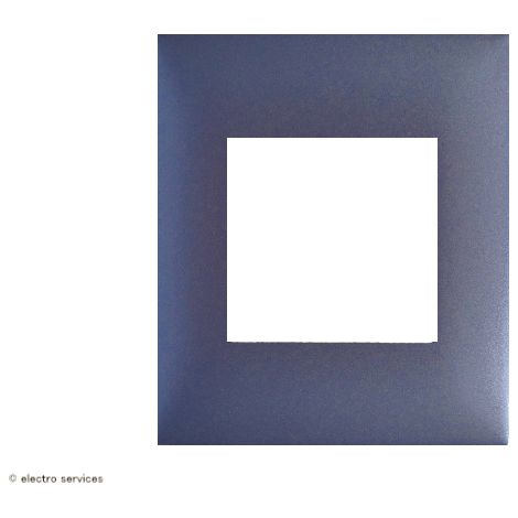 Plaque 1 poste Espace Evolution Arnould Finition: Magnesium