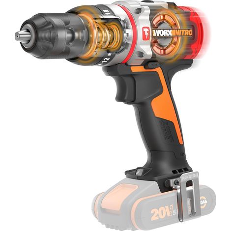 WORX WX354.9 Trapano a Batteria 20 V - Motore Brushless - Solo utensile (1/4)