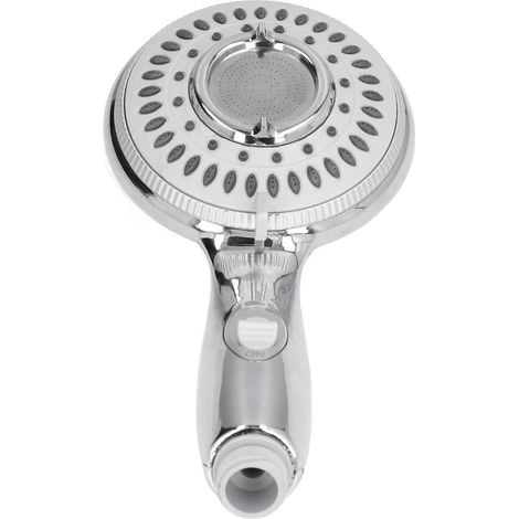 Pommeau de douche à main G1/2, pulvérisateur de douche à 4 vitesses réglables avec joints d'étanchéité pour économiser l'eau (1/5)