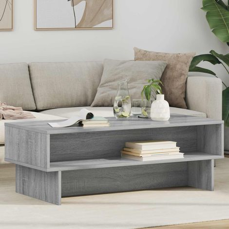 Couchtisch Graues Sonoma 100 x 46 x 35 cm Holzwerkstoff