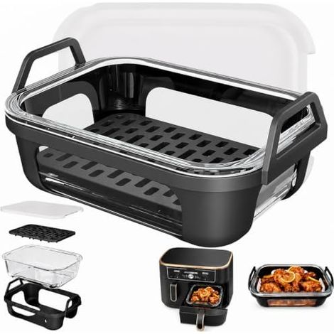 Plat Four Verre Airfryer, Ninja AF400EU, DZ400EU, AF500EU, Compatible, Cuisson, Plat, Four (1/5)