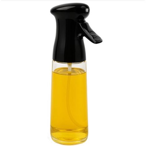 Flacon pulvérisateur d'huile d'olive avec embout pulvérisateur - ensemble de cuisine - flacon pulvérisateur - flacon pulvérisateur - flacon pulvérisateur - plastique noir (1/5)