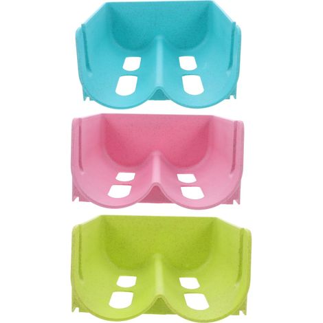 Boîte De Rangement Empilable pour Boissons Organisateur Frigo Support Bouteilles Et Canettes en Plastique 6.3X5.5X3 Pouces Pratique pour Cuisine Bureau (1/5)