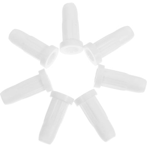 20 protections pour roulettes de lit bébé, en plastique blanc, faciles (1/5)
