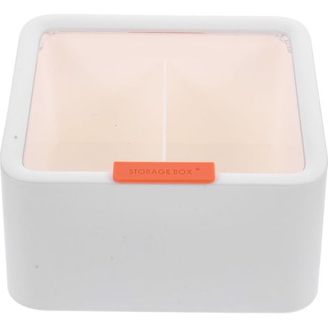 Boîte de rangement pour maquillage, porte-cotons-tiges, support transparent, distributeur de cotons-tiges, porte-coton ronds pour le maquillage, petit récipient, muscles abdominaux, éponge blanche, di