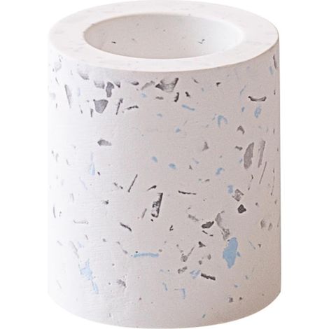 Porte-Brosse à Dents Léger et Compact en Terrazzo Blanc Électrique Absorption Rapide d'eau Support de Brosse à Dents Pratique Couleur Aléatoire pour Salle de Bain ou Bureau (1/5)
