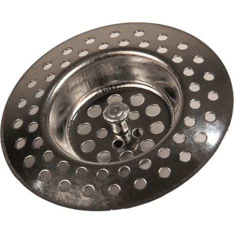 Griglia inox a cestello con perno centrale per piletta ø1.1/4 452300AI
