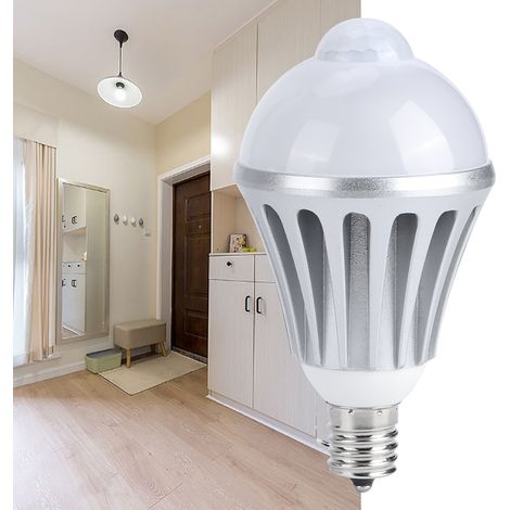 E17 9W LED-Bewegungsmelderlampe für Flur und Schlafzimmer, 85–265 V Wechselstrom (1/5)