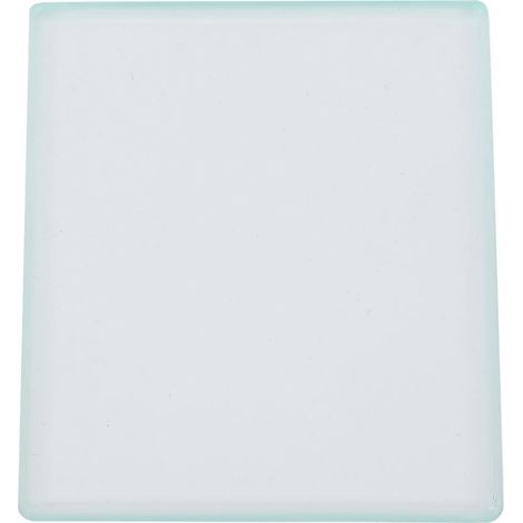 Polissoir en verre trempé pour cuir, outil de lissage 130x100x8mm, finition artisanale cuir (1/5)