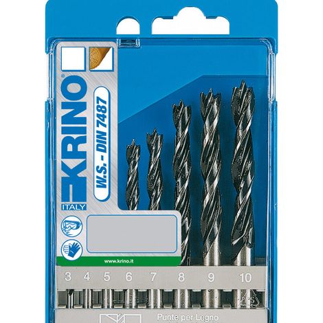 Holzbohrer - Set mit 8 Stück