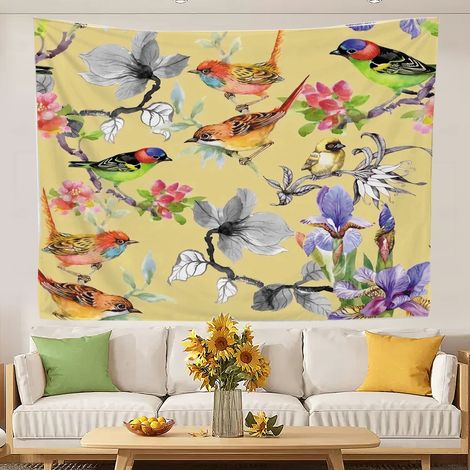 Tapisserie murale bohème pour chambre à coucher, décoration murale pour chambre à coucher, maison ou dortoir 100x75cm (1/5)