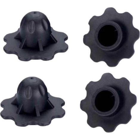 Lot de 4 housses pour pieds de chaise, housses antidérapantes et housses pour pieds de table, tube de 18 mm de diamètre. (1/5)
