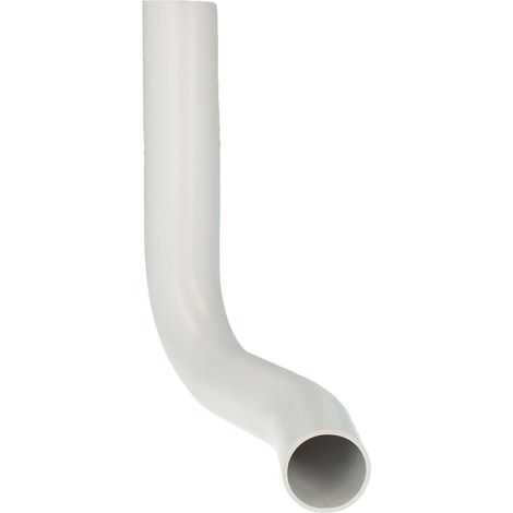 SANIT Spülbogen - 80 mm rechts versetzt - für WC-Spülkasten - PVC weiß (1/4)