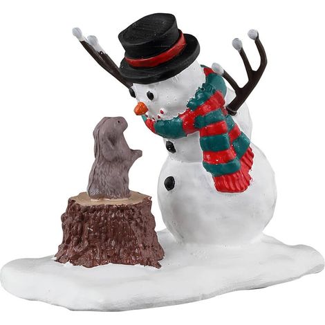 Decorazione "Bunny fa un amico" per Villaggio di Natale e presepe, in Resina da h 4 cm (1/3)