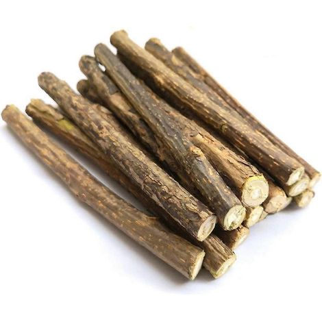15 bâtonnets de vigne argentée naturelle pour le nettoyage des dents des chats (Matatabi). (1/5)