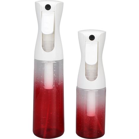 2 Bouteilles Vaporisateur 300ml et 200ml, Brumisateur Fin Continu pour Soin des Cheveux, Plantes et Nettoyage (1/5)