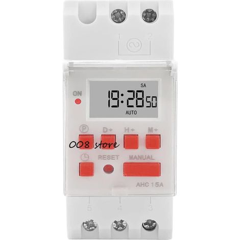 THC15A AHC15A - Minuterie sur rail DIN, relais programmable (1/5)