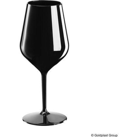 Gold Plast Calice Wine Cocktail 470 Cc Nero