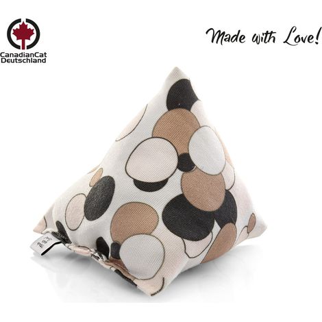 Coussin câlin PYRAMID XL pour chat Chat canadien DOTS Valériane 11 g (1/5)