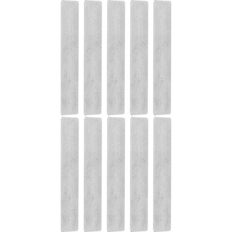10 pièces accessoires de pompe rectangulaire en fonte de plaque de soupape de compresseur d'air pour cylindre de 51mm (1/5)