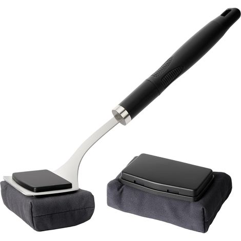 Brosse de Nettoyage sans Poils pour Barbecue en Fonte, en Acier Inoxydable (1/5)